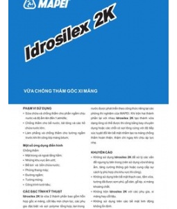 Idosilex 2K - vữa chống thấm hai thành phần gốc xi măng